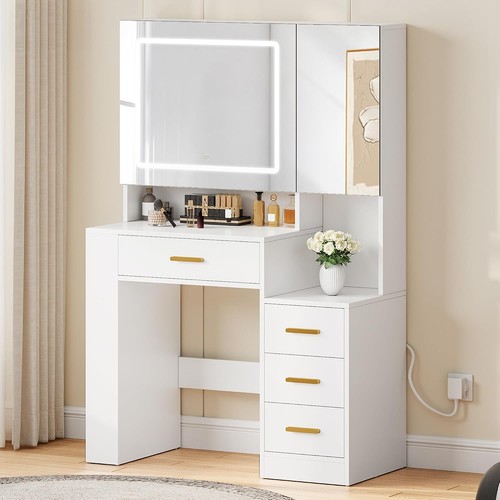 Dressing table with - table, dual