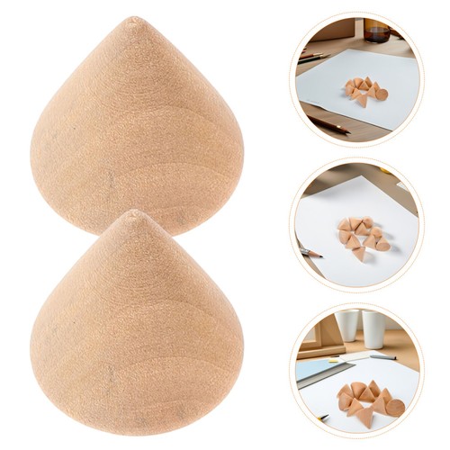 Pcs cone unfinished wooden - pcs,