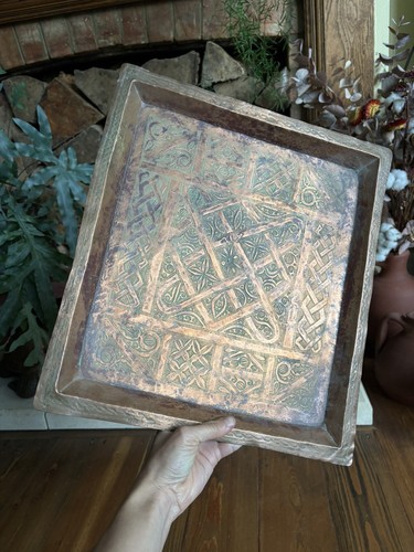 Vintage square copper nigerian - square,