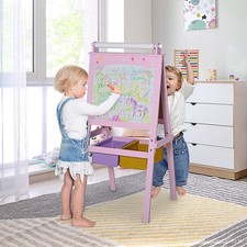 3 In 1 Kids Wooden Art Easel