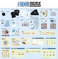 [PRE-ORDER] ATEEZ POP-UP 8ROOM OFFICIAL MERCH MD +Tracking