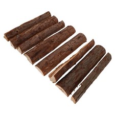  8 Pcs Log Decoration Fire Pit Accessories Decorative Logs for Garden