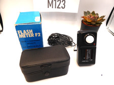 Vintage Luminos Model F2 Flash Exposure Meter + LEAD BOXED + CASE