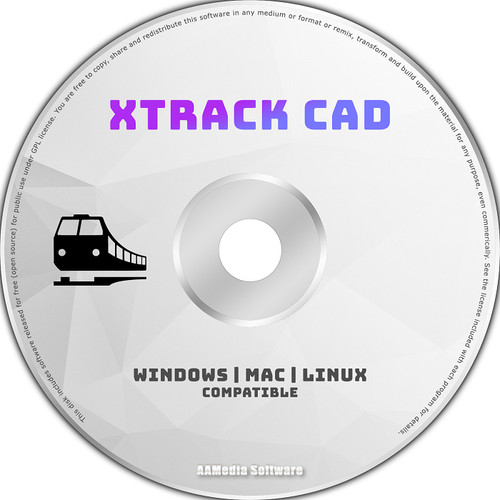 Xtrkcad model railway track - -,