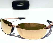 NEW* REVO DESCEND E Blush Crystal POLARIZED Champagne Rose Sunglass 4060 10 CH