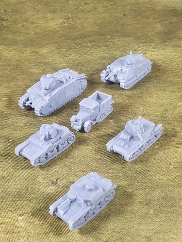 Resin printed ww2 - printed, french
