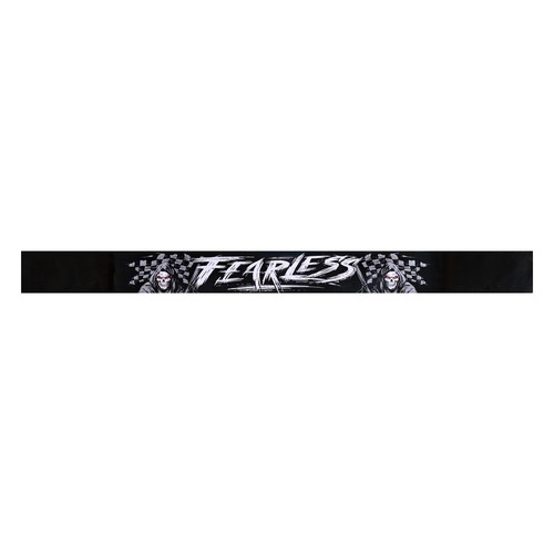 Skull fearless sticker - skull,
