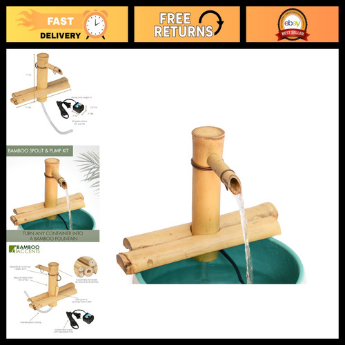 Adjustable bamboo fountain - adjustable,