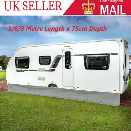 Caravan awning draught skirt - caravan,
