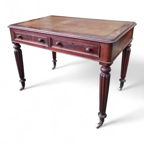 Victorian writing table desk - writing, 2
