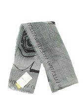 Valentino Women's Scarf Grey Graphic 100% Other Rectangle Scarf