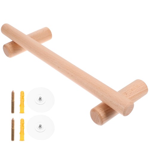 Wooden single towel - wooden, bar