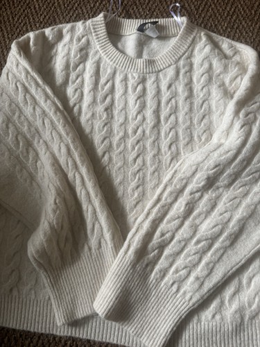 Women cream cable knit - h&m, women's