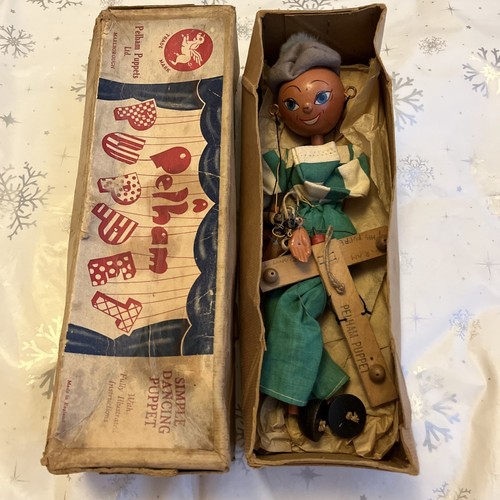 Vintage boxed pelham puppet - pelham, ss