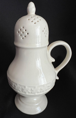 Royal creamware sugar - creamware, shaker