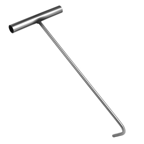 Metal hooks manhole - ,