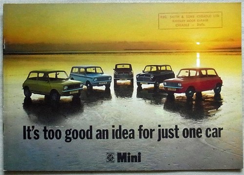 Mini range inc 1275gt car - range,
