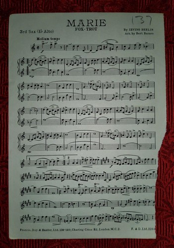 Vintage sheet music collection - music,