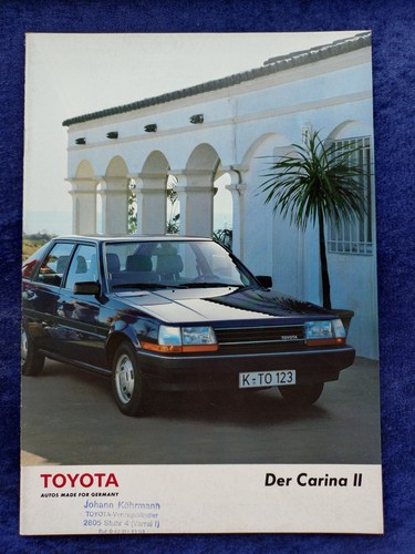 Toyota carina brochure - ii,