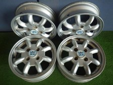 Used Aluminum Wheels Genuine Minilite 13X4.00B 4H Pcd 100 45 4 Pieces Items That