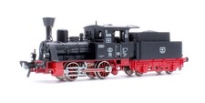 FLEISCHMANN 'HO' GAUGE DB BLACK/RED 0-4-0 MAFFEI STEAM LOCOMOTIVE