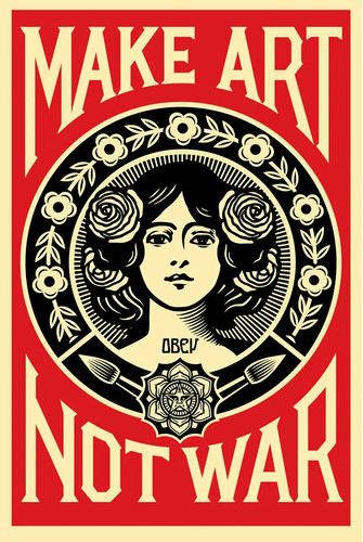 Shepard fairey make - -, not