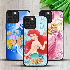 PRINCESS ARIEL CINDERELLA AURORA PHONE CASE COVER FOR IPHONE SAMSUNG GOOGLE GIFT