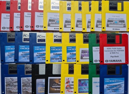 Joblot floppy disk - floppy, styles