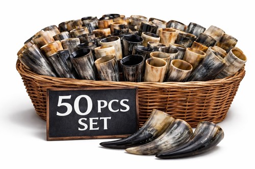 Medieval viking drinking horns - drinking,