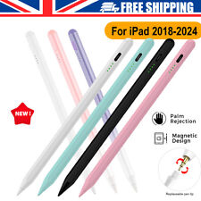 Stylus Pen for Apple iPad(2018-2024)Tilt Sensitivity & Palm Rejection & Magnetic