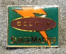 LMH PINBACK Lapel Pin BELKIN Surgemaster Power Strip Surge HOME DEPOT Employee g