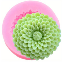 Flower Chrysanthemum Silicone Icing Mould Fondant Mold Sugar Craft Cake Topping