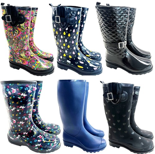 Ladies womens wellies festival - womens,