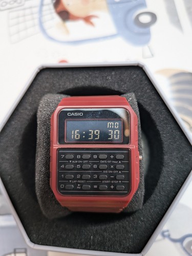 Casio 53w 1er burgandy - ca-53w-1er,