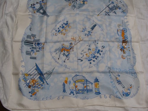 Hermes silk scarf - ,, les