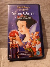 Snow White and the Seven Dwarfs - Walt Disney - PAL VHS Video