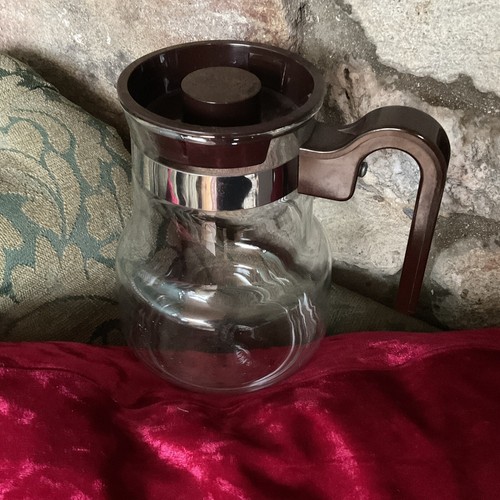 Retro pyrex glass coffee - coffee, jug
