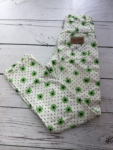 Vintage wrangler white floral - white,