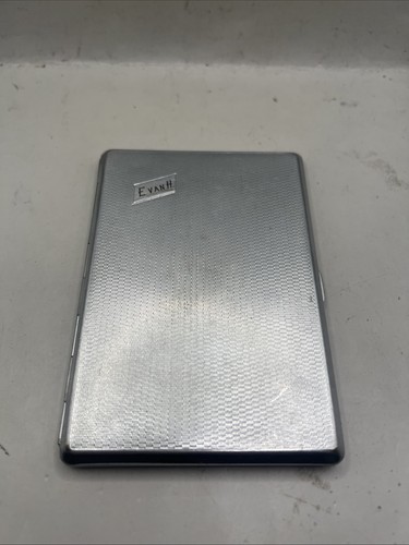 Vintage cigarette case - case, chrome