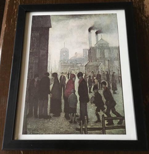 Lowry framed print of - ,
