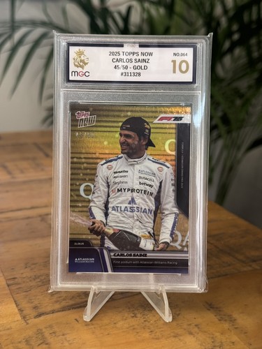 Topps now carlos sainz mgc - topps, 10