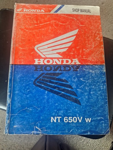 Honda nt650 deauville workshop - honda,