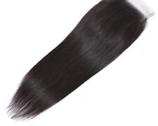 10Inches Brazilian Straight Human Hair 4x4 Lace Closure Good Quality Free Part