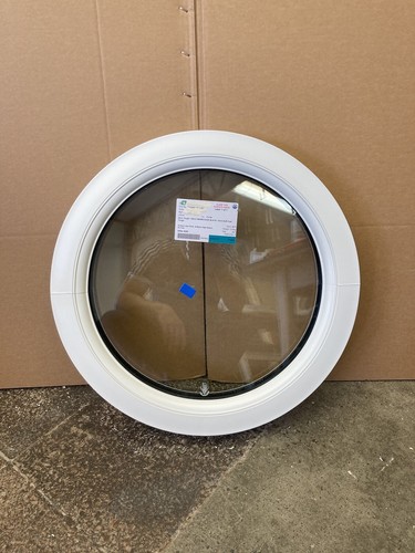 600mm round fixed white - fixed, circle
