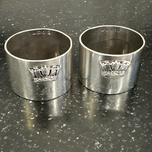 Pair hallmarked solid - , hm