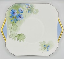 Shelley Fine Bone China Charger Plate / Pattern 12515 / Art Deco / Vintage / VGC