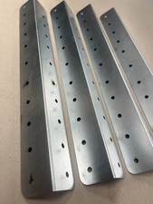 Easy Timber Fence Post Repair Steel Angle Brackets Pre Drilled 15" galvanized