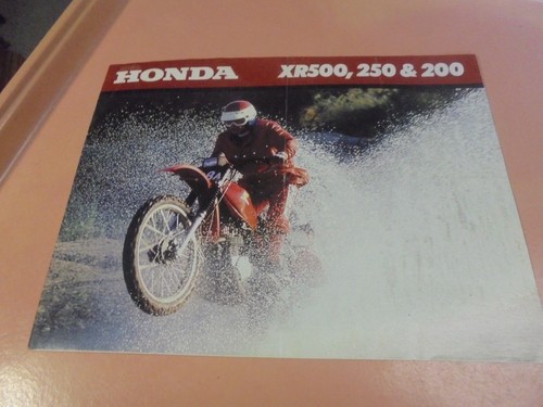 Vintage 1980 honda - honda, xr500,