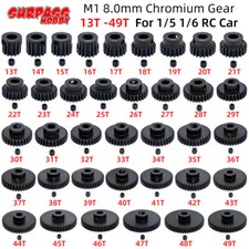 M1 8mm 13T-49T Pinion Motor Gear for 1/5 TRAXXAS ARRMA Outcast 8S Car Motor
