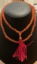 Carnelian agate prayer Beads
